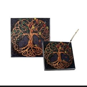 Tree of Life stick incense burner (one) very pretty